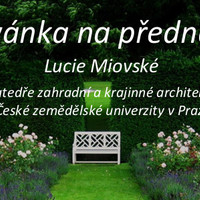 Pozvánka na přednášku o zahradní a krajinné architektuře 21.3.