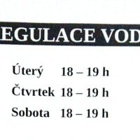 Regulace vody