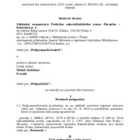 Návrh vzoru podpachtovní smlouvy
